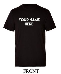 Customize Name T-shirt Printing