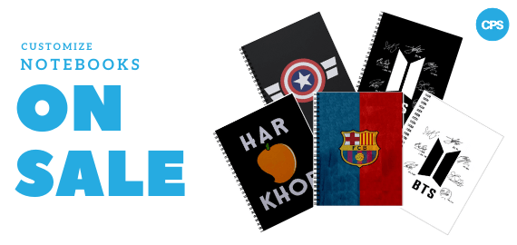 Customize Notebook Sale on CPSdotpk