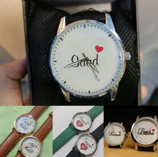 Custom Name Printed Watch