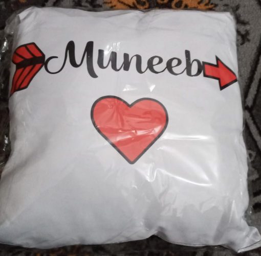 Customize Name Printed Cushion & Mug Combo - Image 3