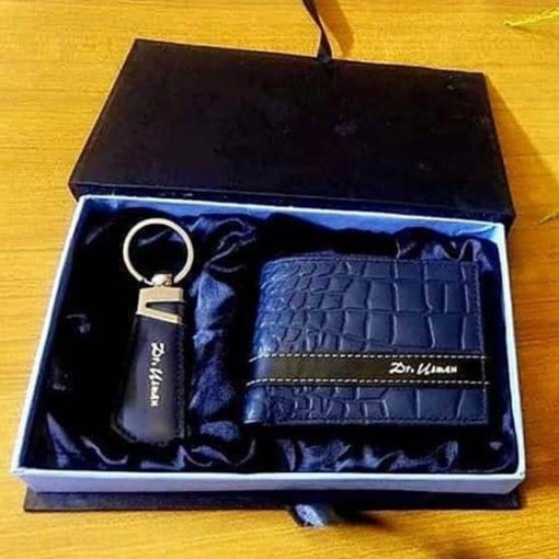 Customize Name Wallet keychain Set