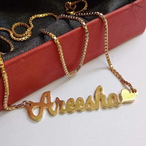 Customize Gold plated Name Necklace - Image 2