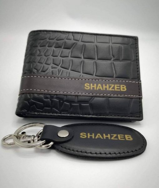 Customize Name Wallet keychain Set - Image 3
