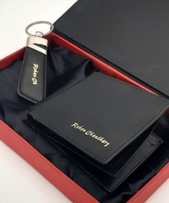 black wallet set