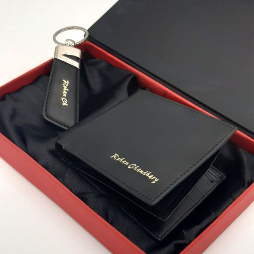 Customize Name Wallet keychain Set - Image 2