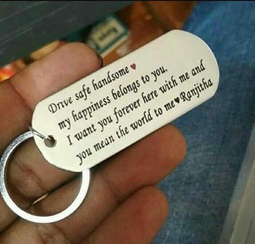 Customize Quote Metal Keychains - Image 3