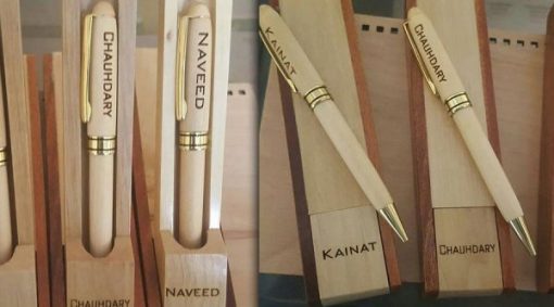 Customize Wooden Engraved Pen - Image 2
