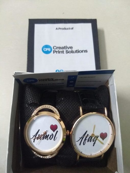 Customize Name Printed Couple Watches - Image 8