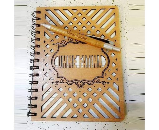 CUSTOMIZE YOUR OWN WOODEN NOTEBOOK AND PEN