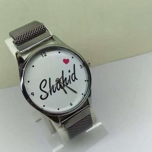 Customize Name Printed Magnetic strap Couple Watches - Image 2