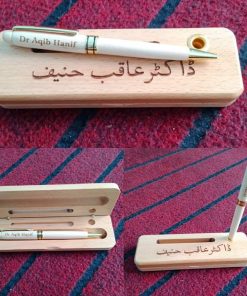 Wooden pen with box