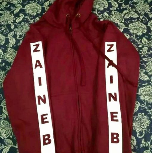 Customized Sleeve Name Hoodie - Image 4