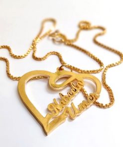 double name necklace