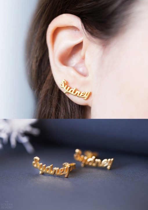 Personalized Name Earring - Image 2