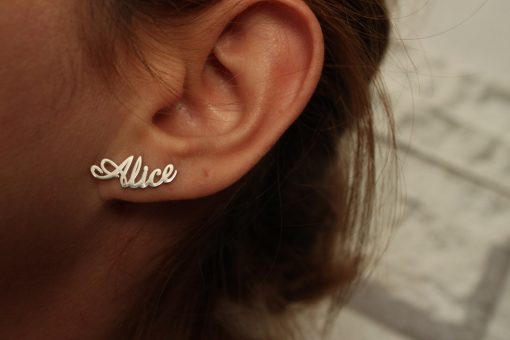 Personalized Name Earring - Image 3