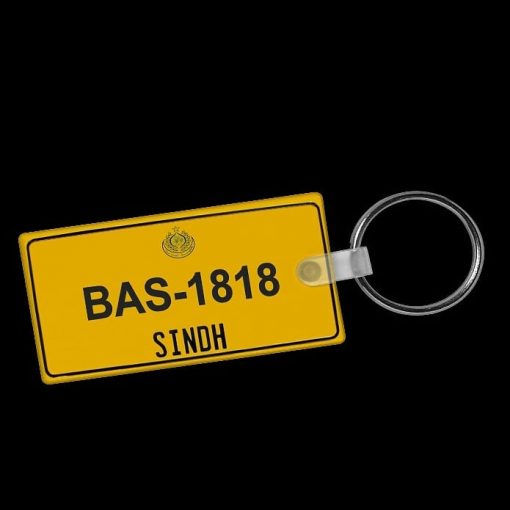 Customize Acrylic Number Plate Keychain - Image 3
