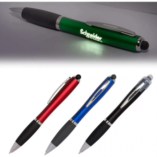 Touch stylus Light LED Pen With Your Engraved Name - Image 2