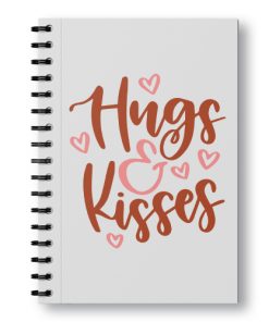Custom Printed Valentines Day Spiral Notebook