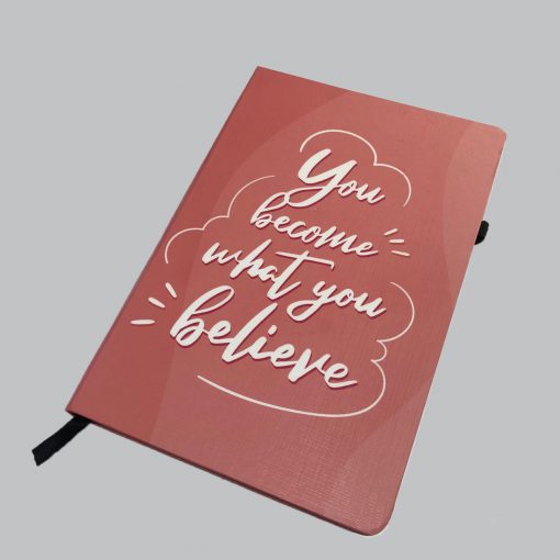 Custom Printed What You Believe Diary Journal