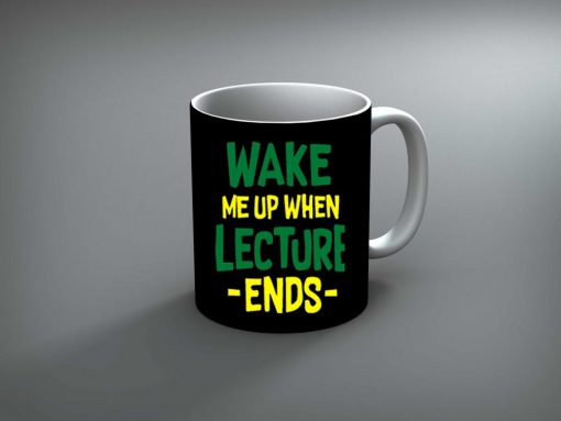 Wake Me Up When Lecture Ends Mug