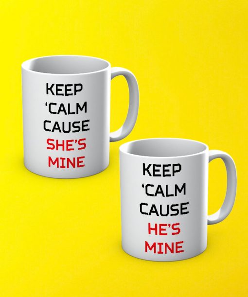 Mine Couple Printed Mugs