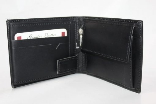 Customize Plain Three fold Pockets Wallet with name - Image 7