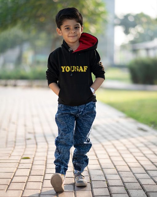 Customize Name Printed Kids Hoodie