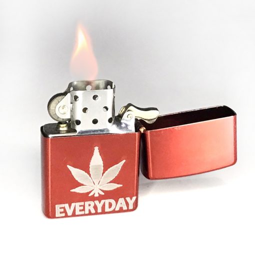 Name Engraved Customized Lighter RED - Image 3