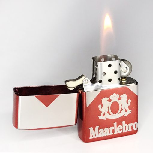 Name Engraved Customized Lighter RED - Image 2