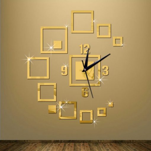 Gold acrylic clock, code