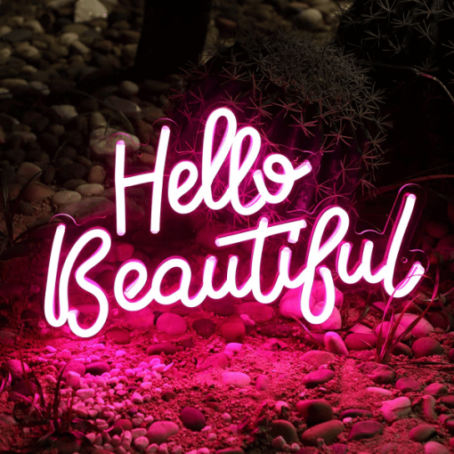 Hello beautiful Neon light - Image 3