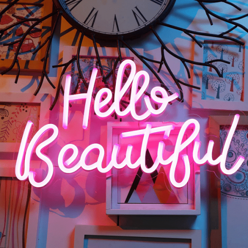 Hello beautiful Neon light - Image 4